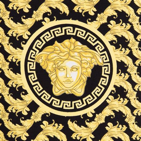 versace logos gold|Versace gold medusa logo.